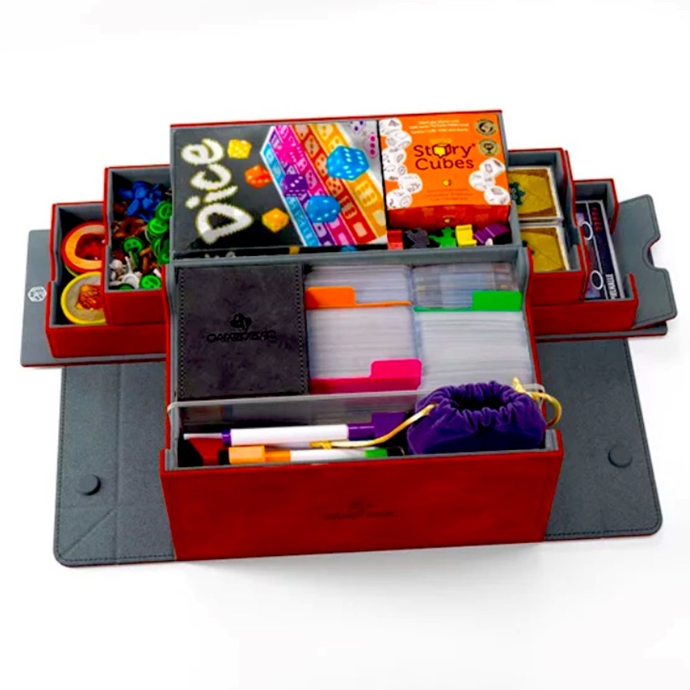 Cards Lair 600+ Premium Convertible Box Organizer & Built in Dice Tray